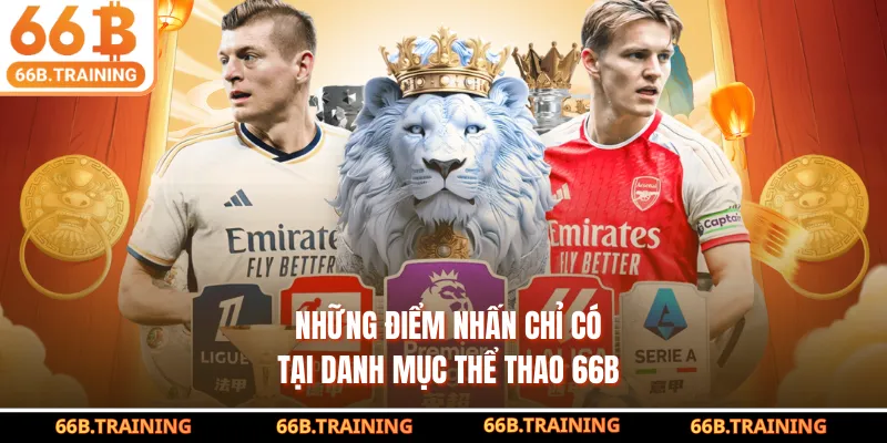 Những điểm nhấn chỉ có tại danh mục thể thao 66B